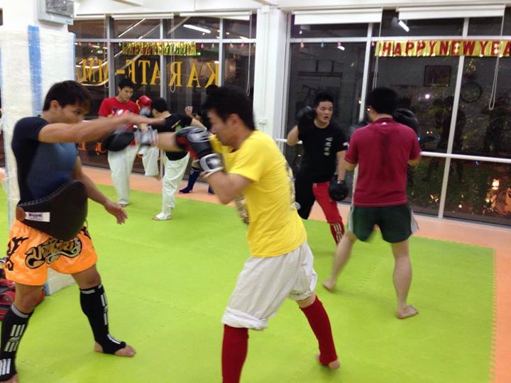 Shingi Dojo Zendokai Karate MMA sparring session