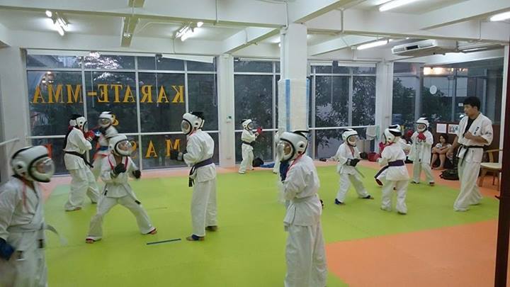 Shingi Dojo Zendokai Karate MMA kids training