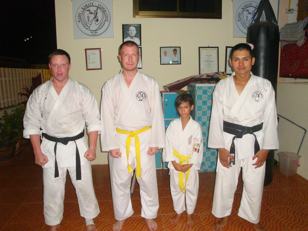 Wado Karate Federation Hua Hin training class group photo