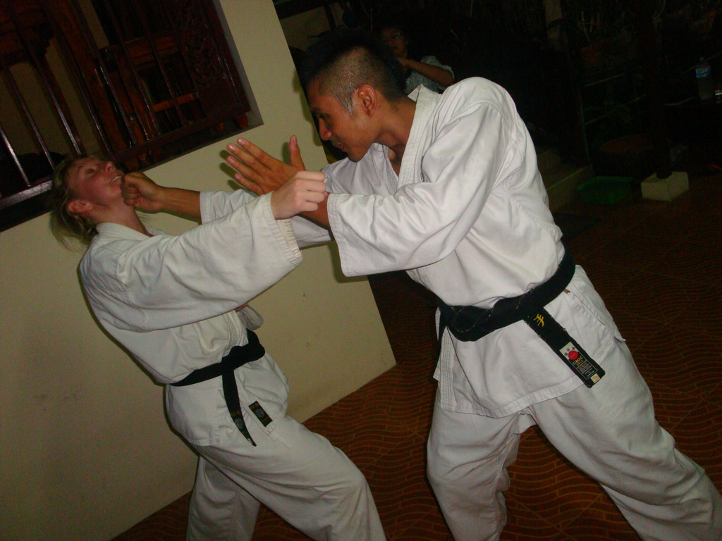 Wado Karate Federation Hua Hin training class john Oliver