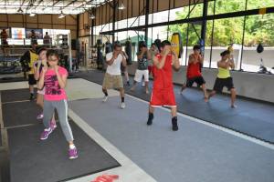 group class at lion's head boxing gym