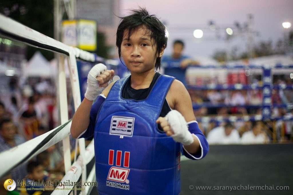 little girl fighter Muai Boran Championship