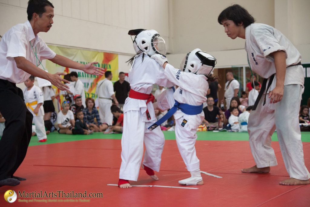 kids karate fight