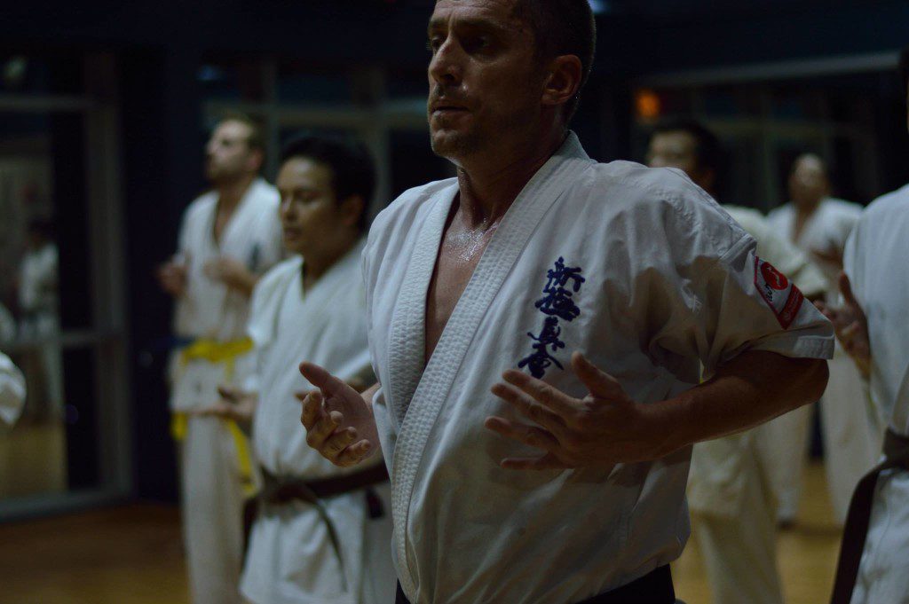 Karate Shinkyokushinkai Thailand Drew Head breathing kata