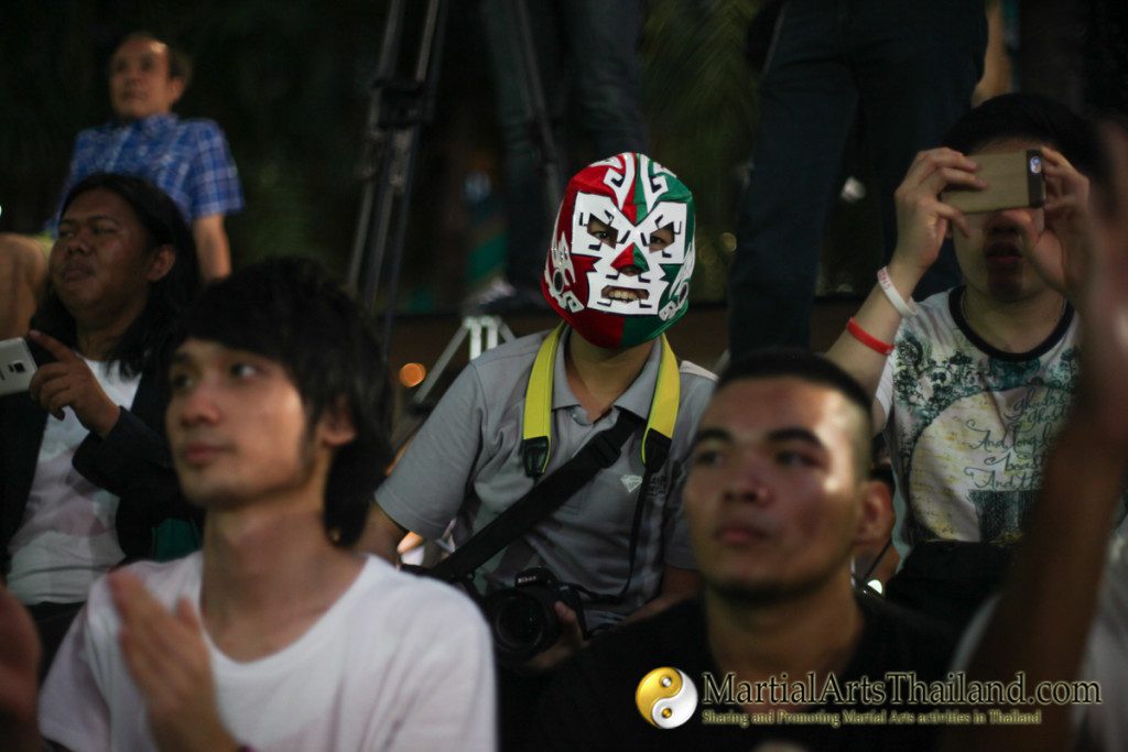 fan with wrestling mask at Japan Expo 2016 Bangkok