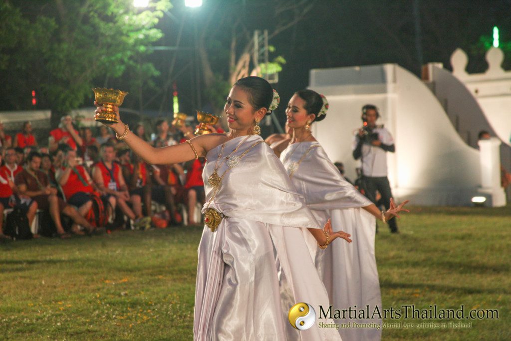 choreography dance at the 12th Wai Kru Muay Thai Ceremony 2016