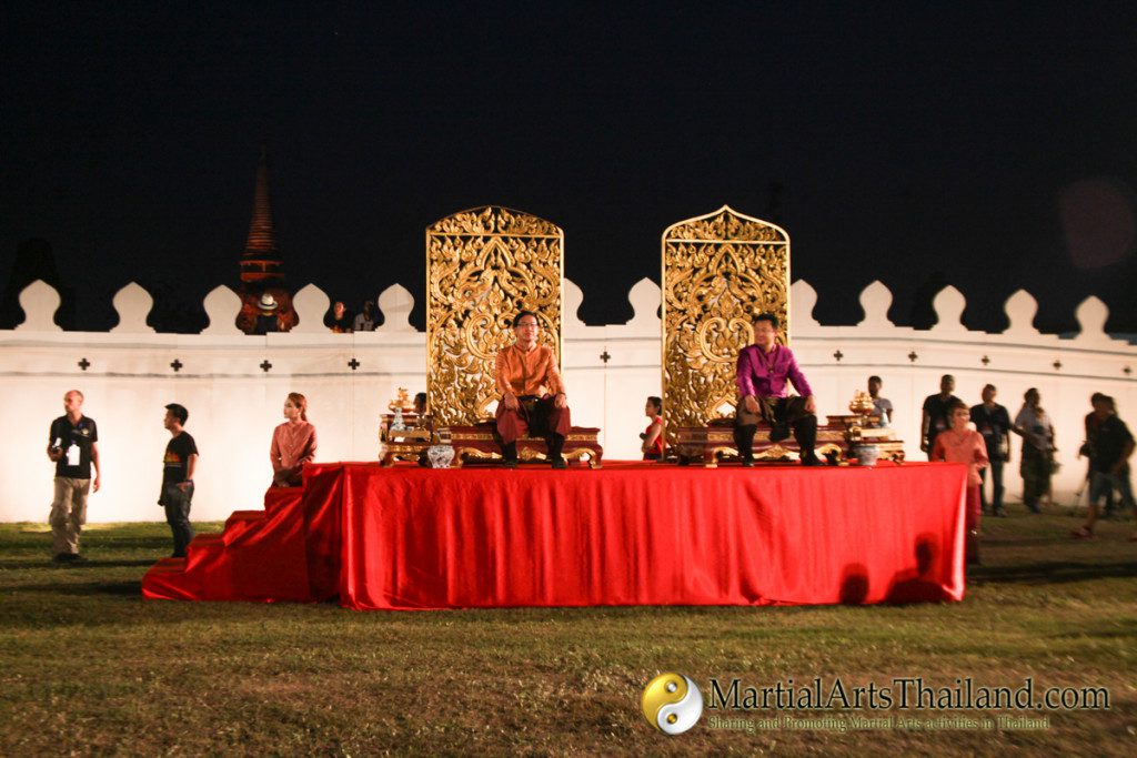 governor of ayutthaya at the 12th Wai Kru Muay Thai Ceremony 2016