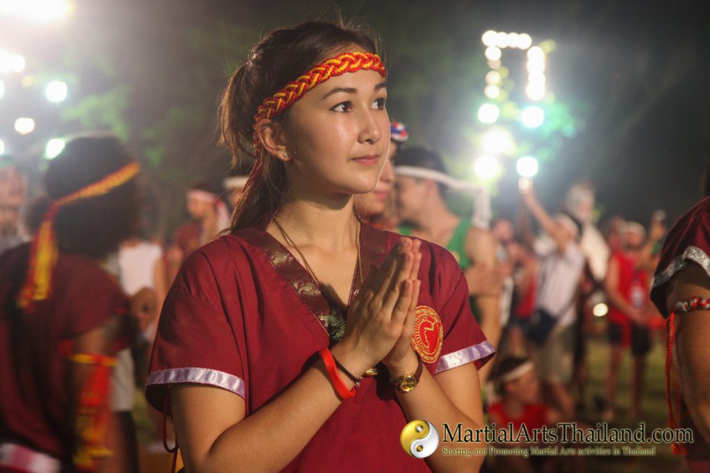 jade marrisa sirisompan at the 12th Wai Kru Muay Thai Ceremony 2016