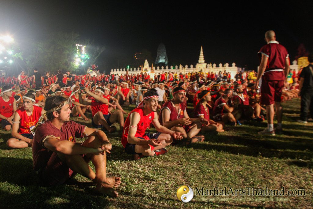 audience at the 12th Wai Kru Muay Thai Ceremony 2016