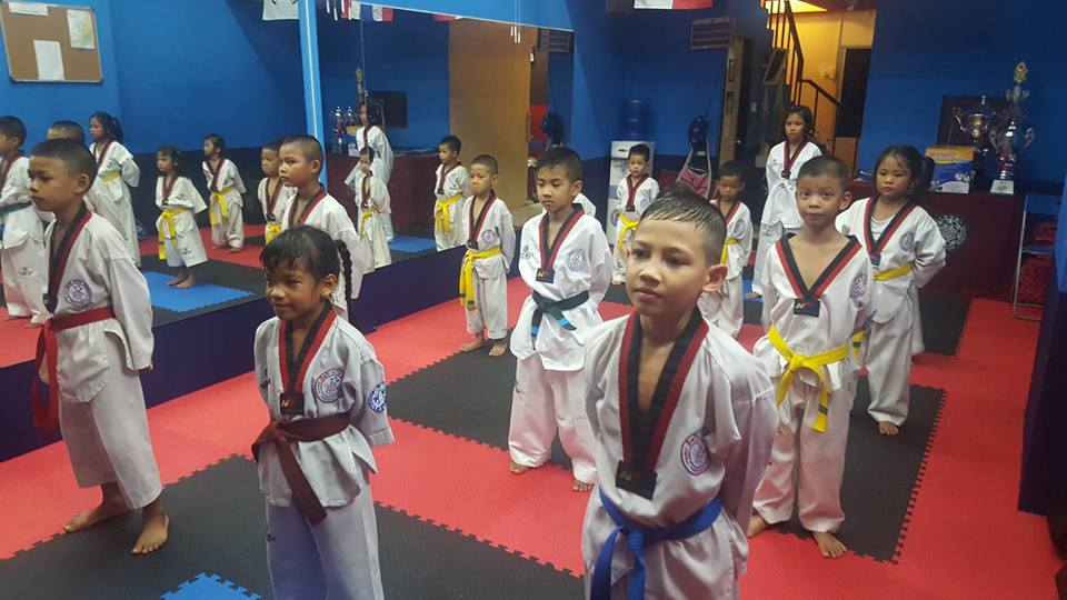 Kids students at Central Taekwondo Thailand - Hua Hin