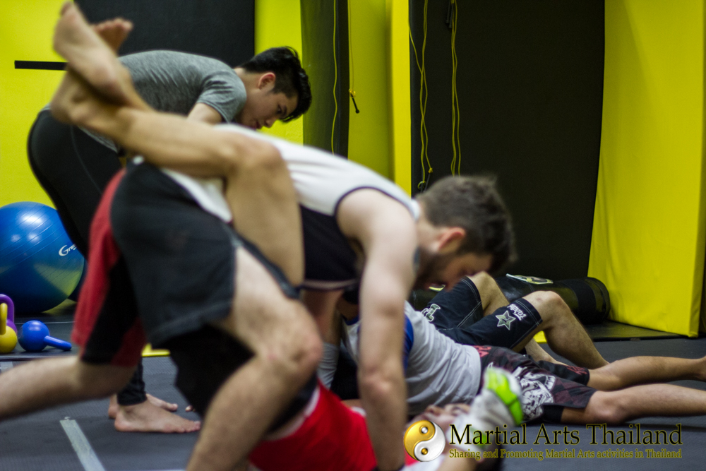 Yorky MMA students training in class