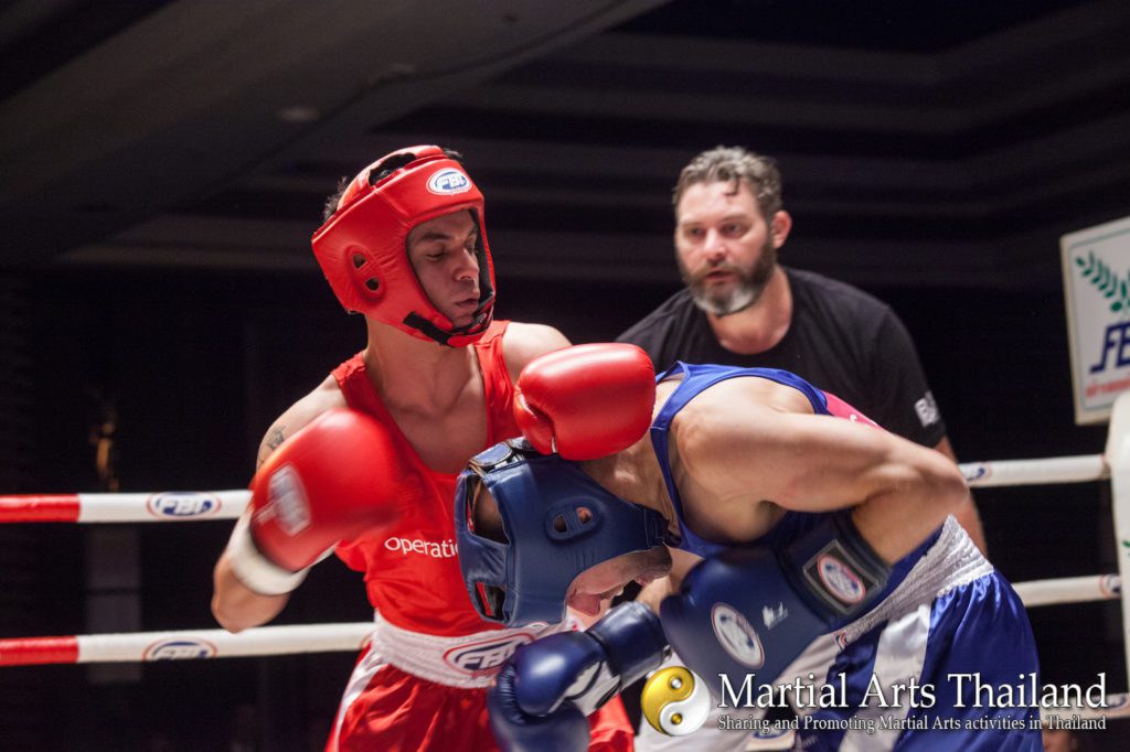 fighters on ring at Operation Smile Fight Night 2018