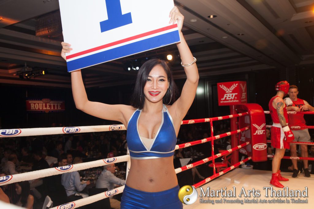 ring girl at Operation Smile Fight Night 2018