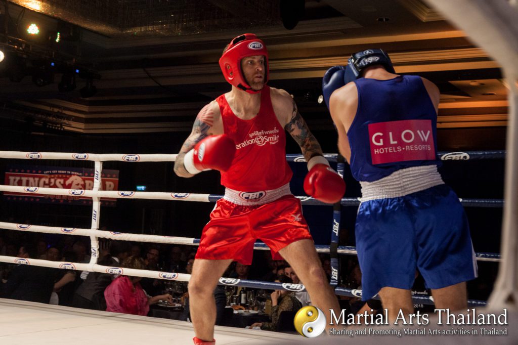 fighters on ring at Operation Smile Fight Night 2018