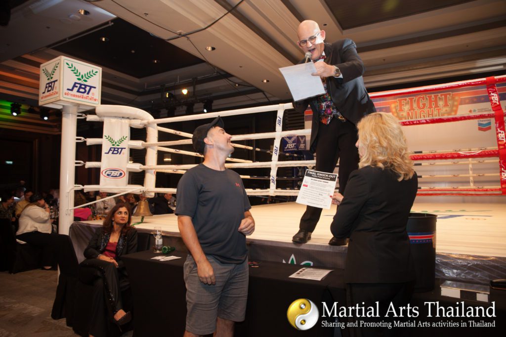 announcer and draft winner at Operation Smile Fight Night 2018