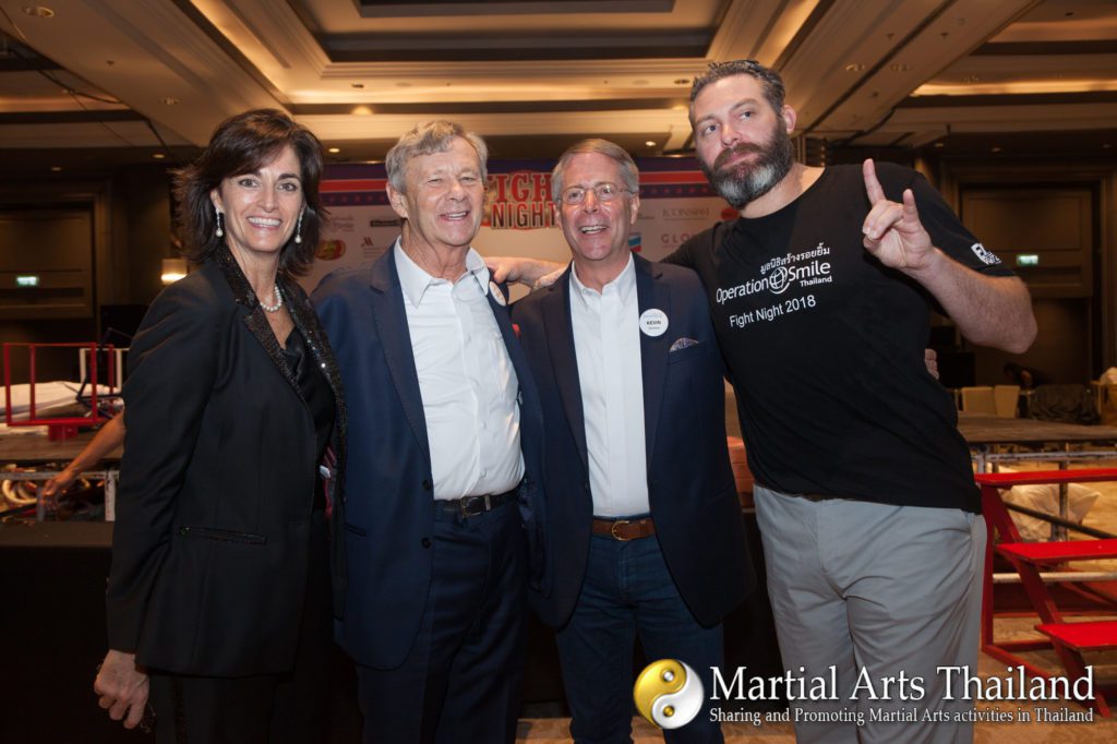 Jon Nutt Therese Beauvais Dr.Bill Magee Kevin at Operation Smile Fight Night 2018