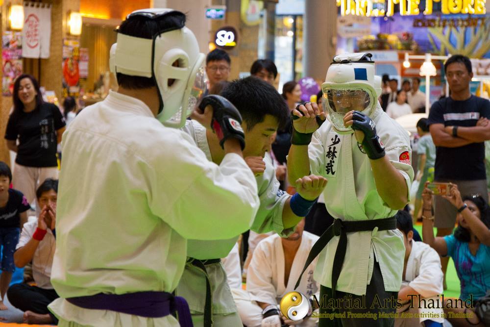 Sakan in competition during fight at Core Combat Chiang Mai