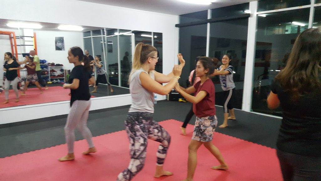 group sparring at Core Combat Chiang Mai