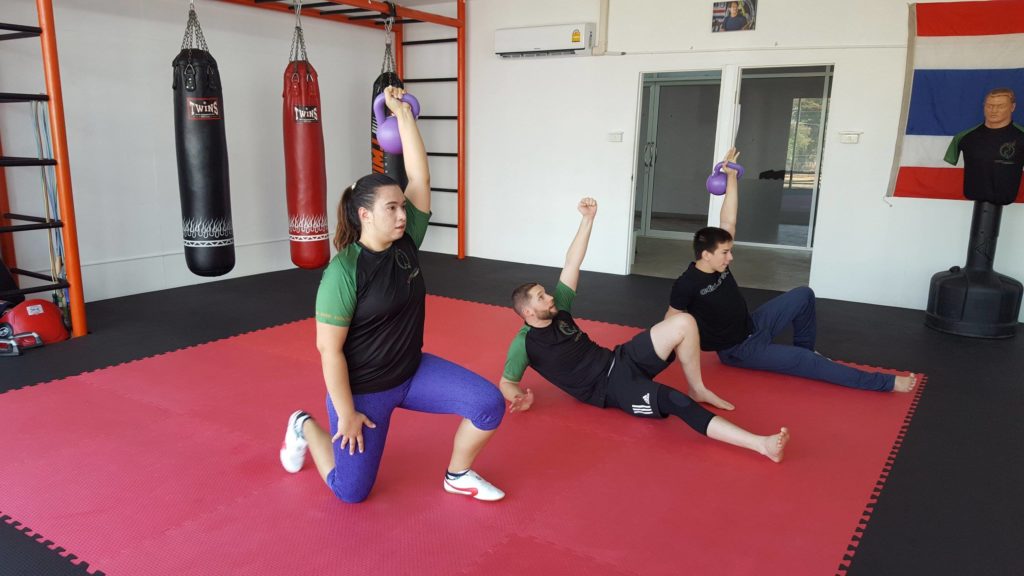 fitness class at Core Combat Chiang Mai