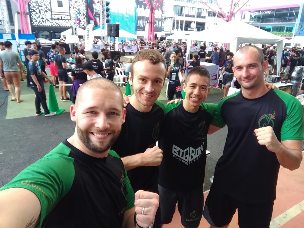 students and teachers at Core Combat Chaing Mai