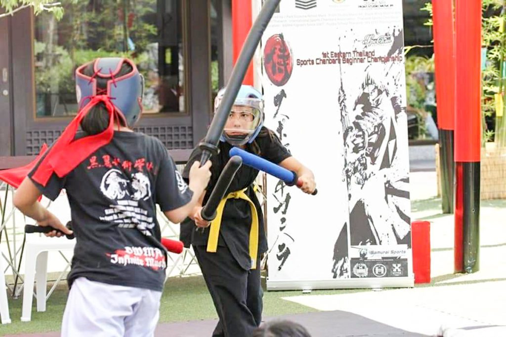 Black Wing spochan sports chambara sparring competition