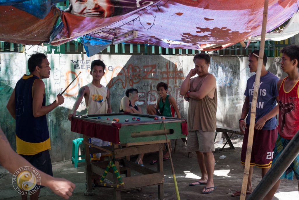 kids playing pool in cebu filippines